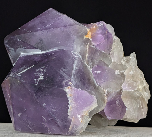 Amethyst cluster crystal large - amethyst,